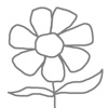 Gray Flower 8 - Python