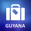 Guyana Detailed Offline Map guyana map 