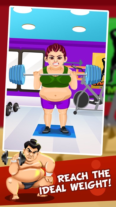 Screenshots of Gym Fit to Fat Race - real run jump-ing & wrestle boxing games for kids! for iPhone