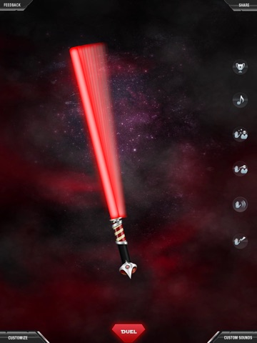 Screenshots of Crystal Saber of Light - The ultimate light saber experience in your pocket for iPad