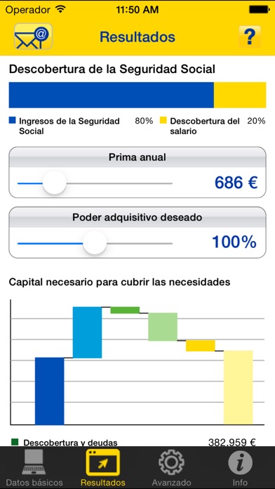 Captura de pantalla del iPhone 2