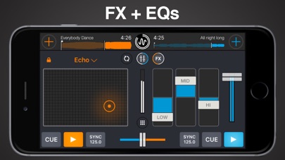 Screenshots of Cross DJ Free - Mix your music for iPhone