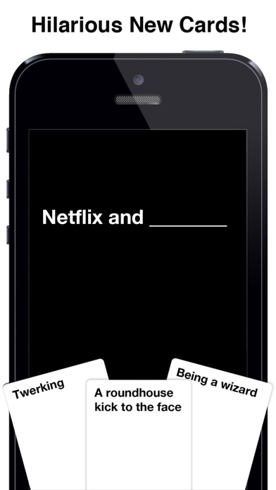 Screenshots of Black Cards for iPhone