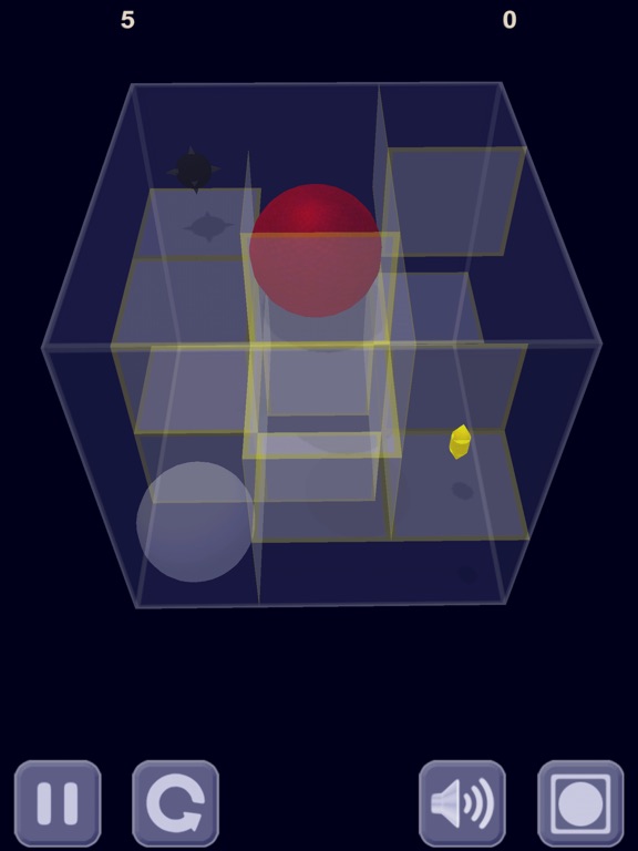 Red ball & Glass maze на iPad
