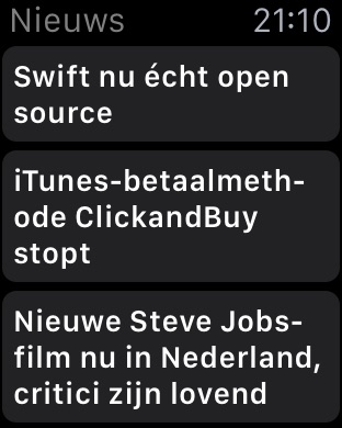 iPhone schermafbeelding 1