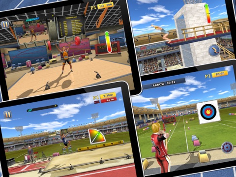 Screenshots of Athletics 2: Summer Sports - Free for iPad