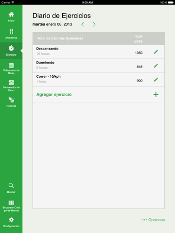 Captura de pantalla del iPad 4