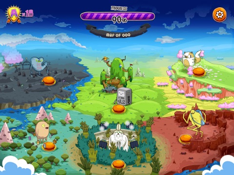 Рок-звезды земель Ууу — музыкальная игра по мультфильму «Время приключений» для iPad