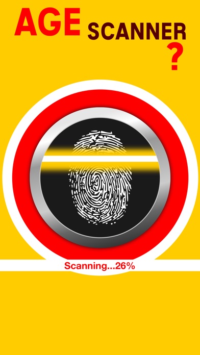 Screenshots of Age Fingerprint Scanner - How Old Are You? Detector Pro for iPhone