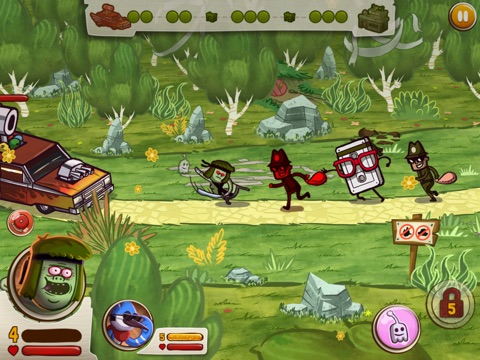 Скриншот из The Great Prank War – Regular Show Tower Defense Action Game