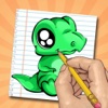 How to Draw Dinosaurs : Drawing Lessons and Coloring pages drawing coloring pages 