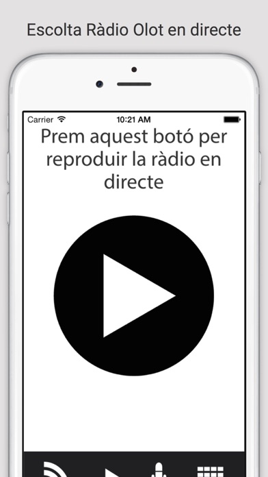 Captura de pantalla del iPhone 3
