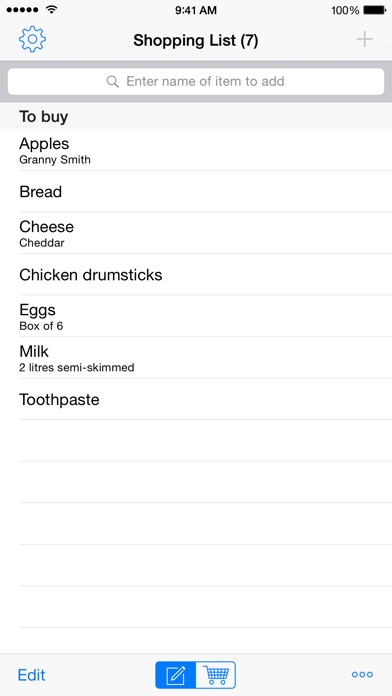 best ios shopping list app