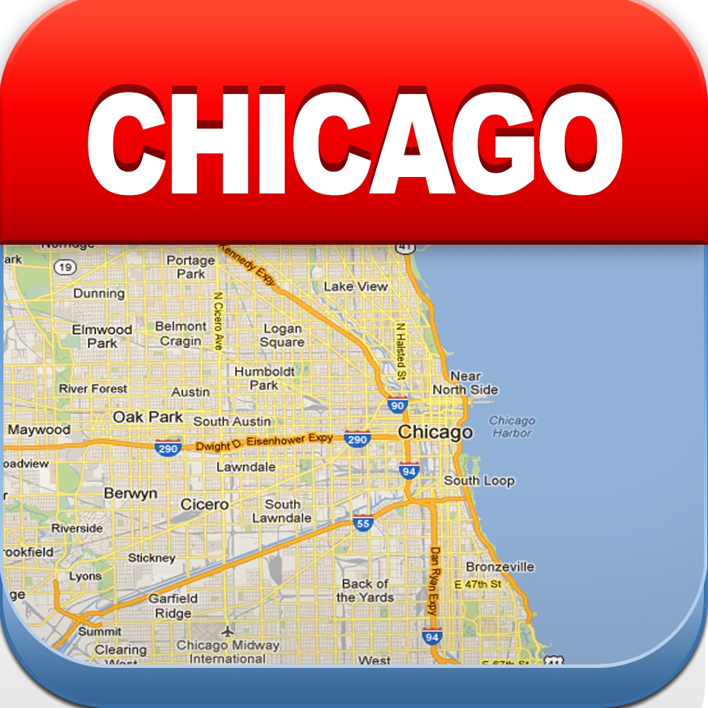 シカゴオフライン地図 - シティメトロエアポート