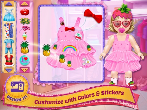 Скачать Design It! - Baby Fashion Designer: Dress Up , Make Up and Outfit Maker & Tailor