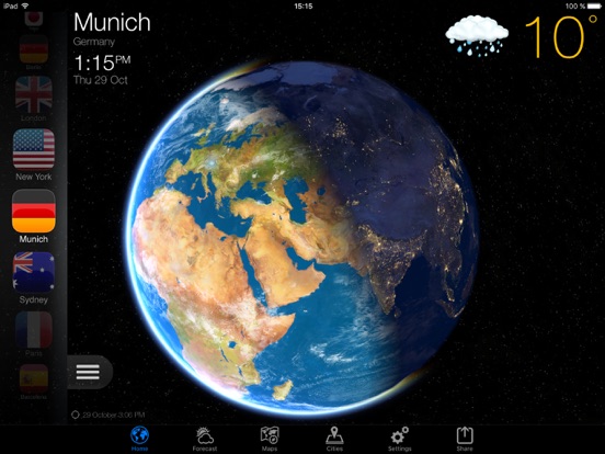 Captura de tela do iPad 1