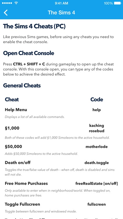 The Sims 4 Cheats Codes
