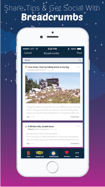 moonlight camping trip planner by active network llc