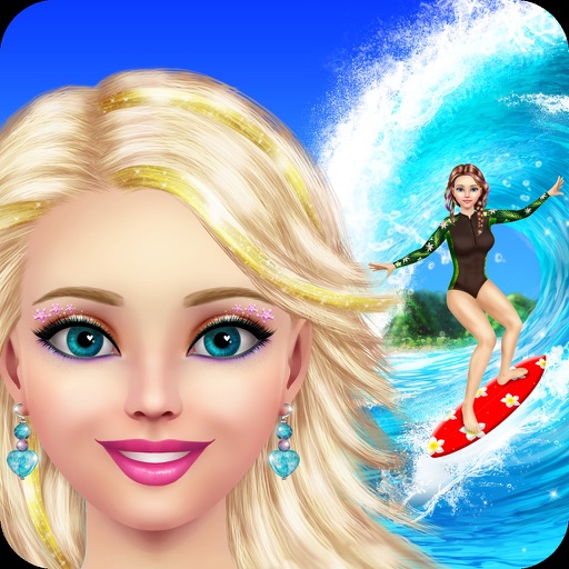 Surfer Girl Makeover - Makeup & Dress Up Kids Game iOS App