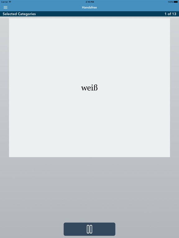Screenshots of Learn German FREE - AccelaStudy® for iPad