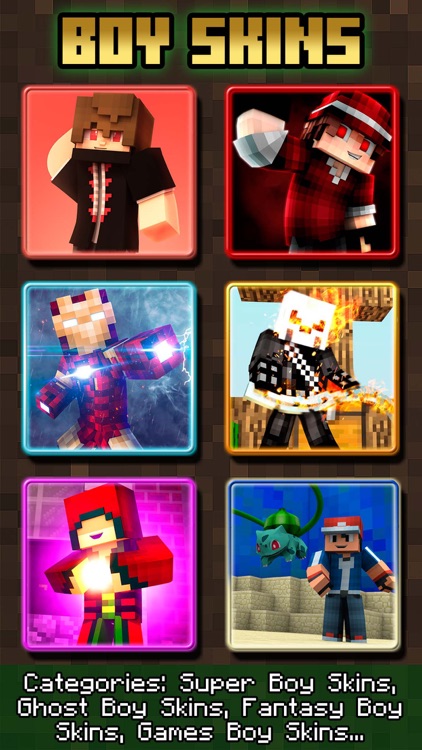 Super Hero Skins for Minecraft PE - Pocket Edition by Tosak Promjanthuek