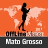 Mato Grosso Offline Map and Travel Trip Guide mato grosso plateau map 