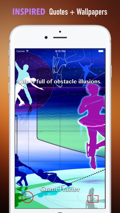 フィギュアスケートの壁紙HD：アートと引用 screenshot1