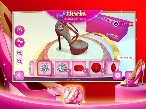 Скриншот из High Heels Designer Girl Game-Design Fashion Shoes
