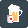 Flip card, drink beer drink a beer 