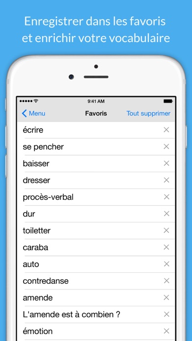 Screenshots of Dictionnaire Français et Synonymes for iPhone