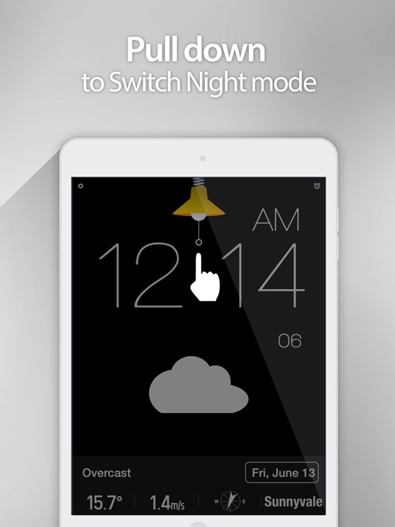 Red Clock (Alarm & Weather) screenshot 8