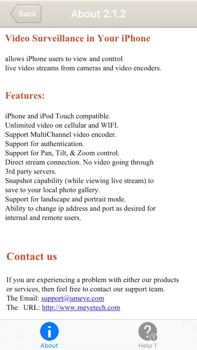 Captura de pantalla del iPhone 4