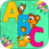 ABC Alphabet - Coloring book to learn letters drawings of animals 