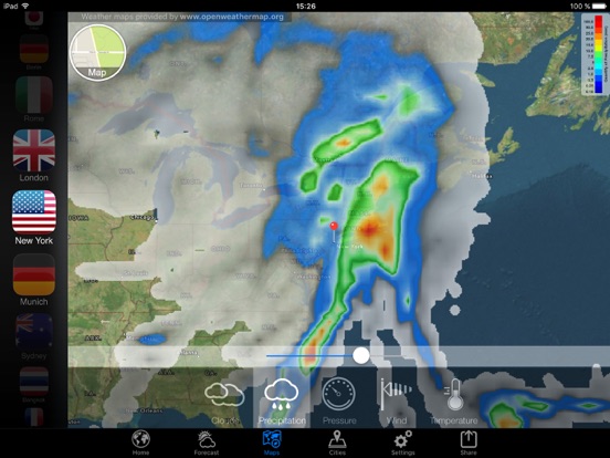 Captura de tela do iPad 4