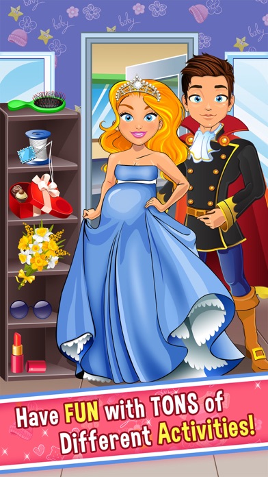 Screenshots of Princess Mommy's New Baby Doctor - my mom newborn salon games for little girl kids for iPhone