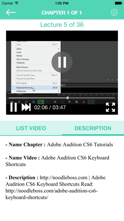 adobe audition shortcuts