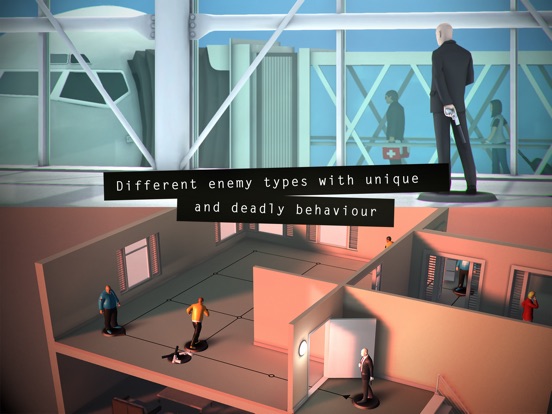 Screenshots of Hitman GO for iPad