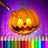 Halloween Coloring Pages for kids - Spooky Styles pumpkin coloring pages 