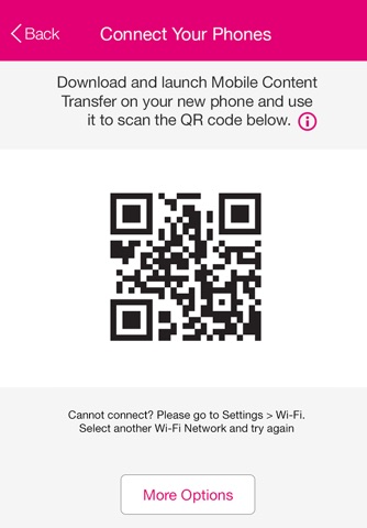 T-Mobile Content Transfer screenshot