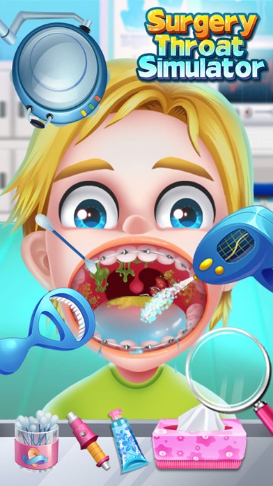 喉の手術シミュレータ - 無料ドクターゲームのスクリーンショット2 喉の手術シミュレータ - 無料ドクターゲームのスクリーンショット2