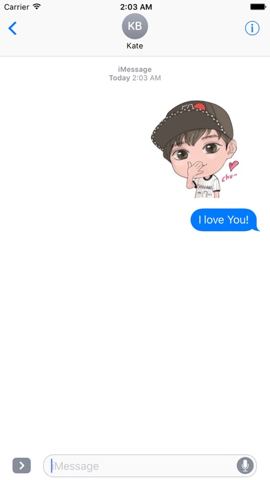 download Adam - Handsome Boy Stickers Pack for iMessage apps 0