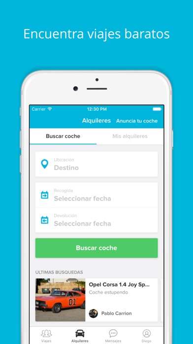 Captura de pantalla del iPhone 1