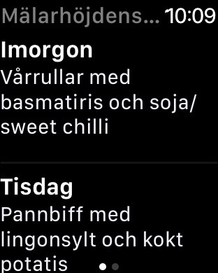 iPhone-skärmavbild 1