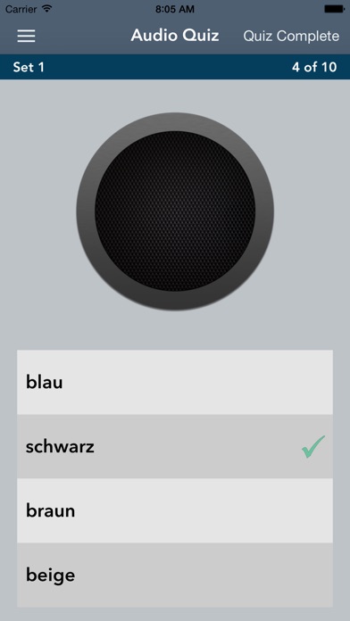 Screenshots of Learn German FREE - AccelaStudy® for iPhone