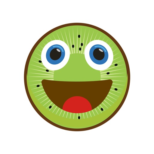 Kiwimoji - Kiwi Fruit emoji stickers by VICTOR VERDU