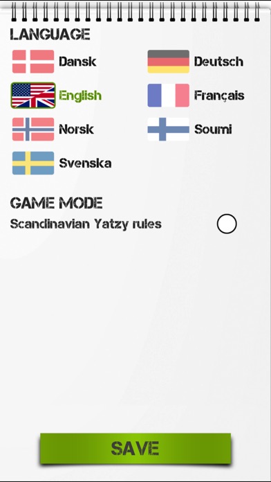 DICY, Scoresheet for ... screenshot1
