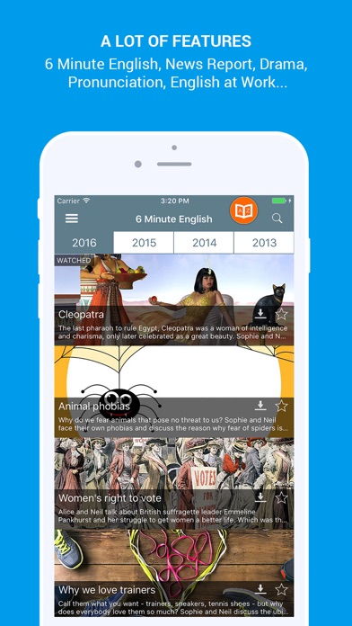 Screenshots of Learn English by Conversation for iPhone