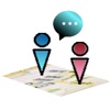 モバイル電話トラッカーとチャット : IM Map Navigator